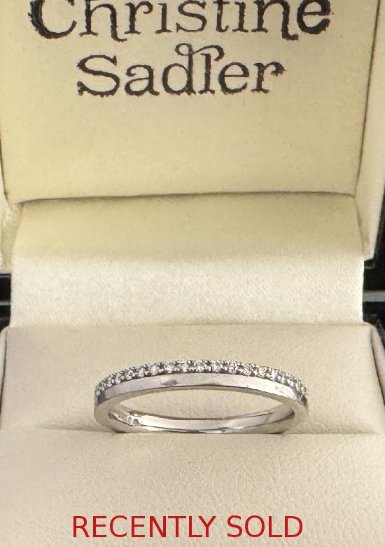 BEST QUALITY PLATINUM AND DIAMOND ETERNITY RING