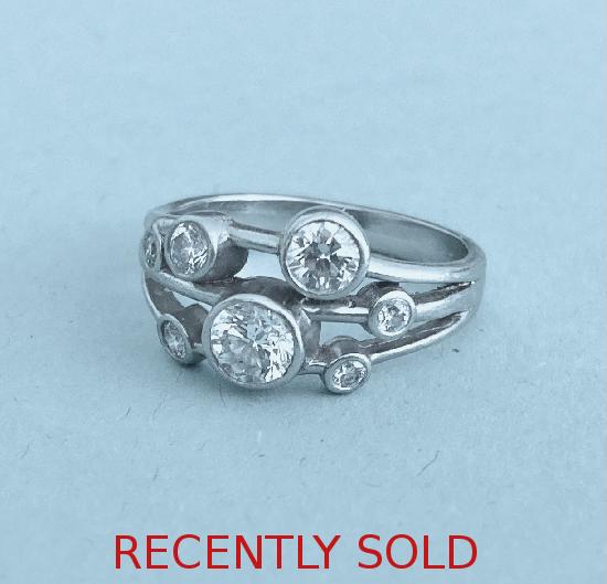 BOODLES TYPE DIAMOND RING