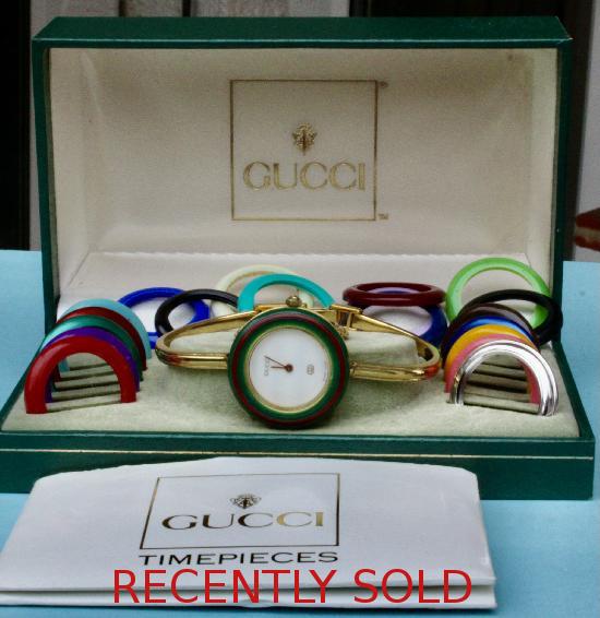 GUCCI VINTAGE INTERCAHANGABLE WRIST WATCH