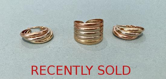 HOOP EARRINGS AND RING HOOP EARRINGS AND RING