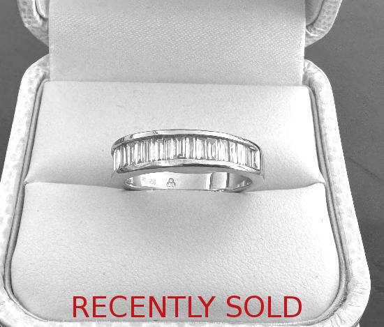PLATINUM DIAMOND ETERNITY RING.