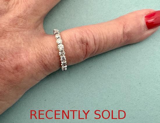PLATINUM DIAMOND ETERNITY RING