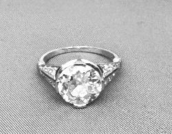 Antique French Fabulous Old-cut Diamond Ring