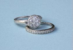 Charming Diamond Wedding Set