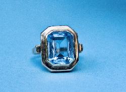 Continental Aquamarine Stylish Ring