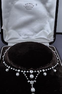 Fantastic French Diamond Edwardian Necklace