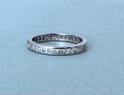 Platinum Diamond Full Eternity Ring