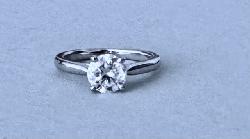 Platinum Set Diamond Solitaire