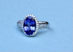 Rhapsody Tanzanite And Diamond Ring. 