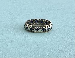 Sapphire Full Eternity Ring