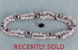 Amethyst And Rose  Beads