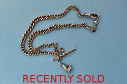 Antique Rose Gold Albert Chain