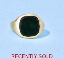 Bloodstone Signet Ring