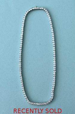 Charming   Stone Set Necklace                                
