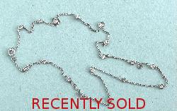 Diamond Station Necklace