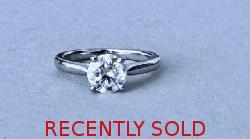 Platinum Set Diamond Solitaire