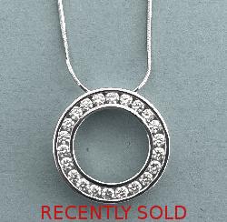Quality Diamond Circle Of Life Pendant