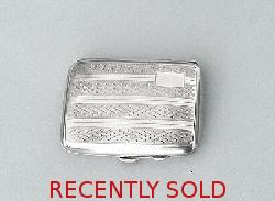 Silver 1920s Cigarette   Card Case 