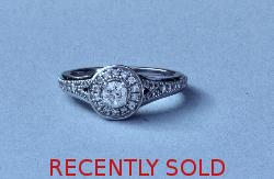 Vera Wang Diamond Engagement Ring