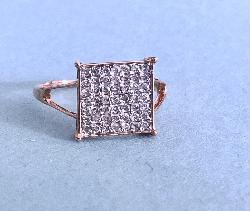 Square Diamond Ring 