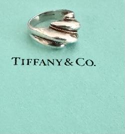 Tiffany And  Co Stirling Silver Ring.